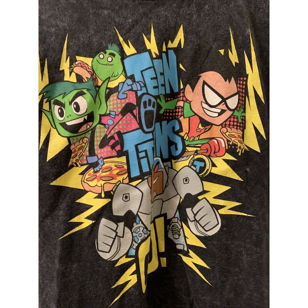 Teen Titans Go Boys Medium Graphic Tee Short Sleeve T-Shirt - Picture 2 of 6